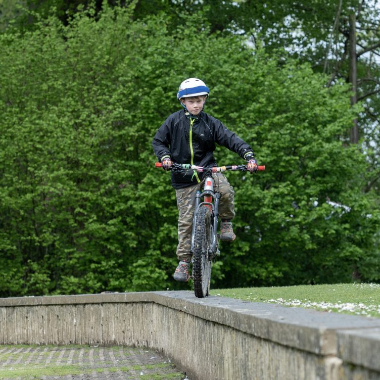 boy on a bike