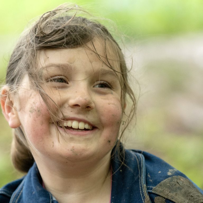 student smiling